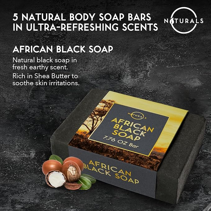 O Naturals 5PC Mens Soap Gift