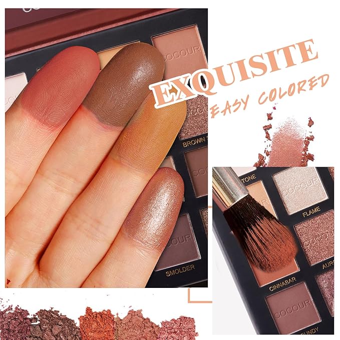 Rechoo 16 Colors Eyeshadow Make-up Palette Neked, Nude