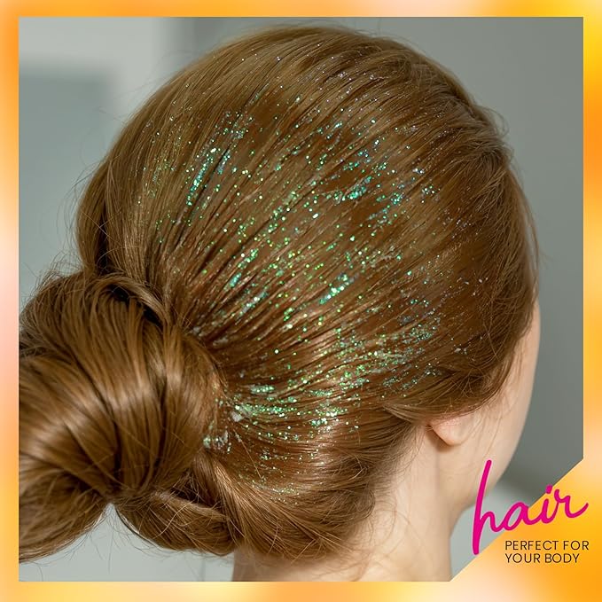 Teenitor Body Glitter, Holographic White Glitter, Body Glitter Body Makeup