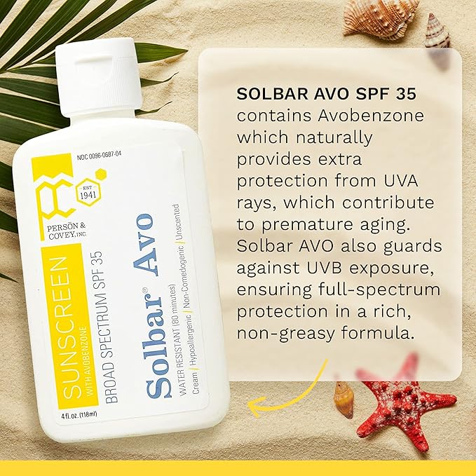 Solbar AVO SPF 35 Suncreen, 4 Oz