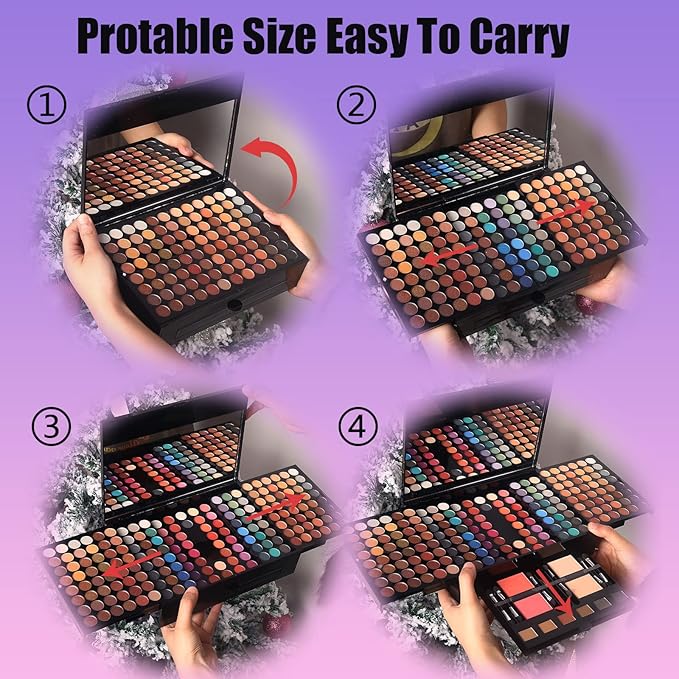 Women Makeup Sets Full Kits - 190 Colors
