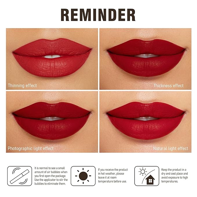MAKI YIKA Rose Pink Lipstick for Women Color Lipstick