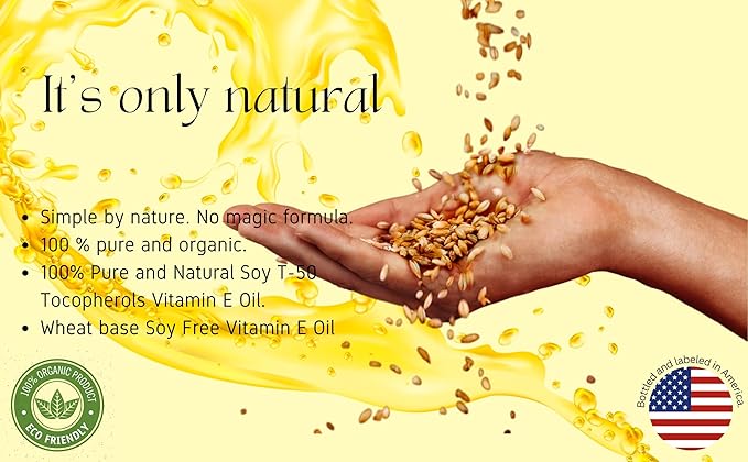 Organic Vitamin E Oil for Skin,
