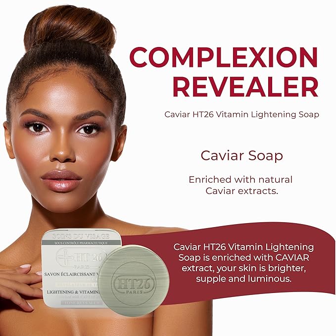 HT26 Lightening Caviar Soap for Melanin