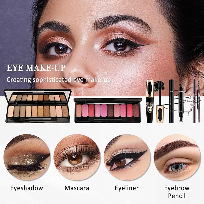 All In One Multipurpose Makeup Kit for Women,Travel