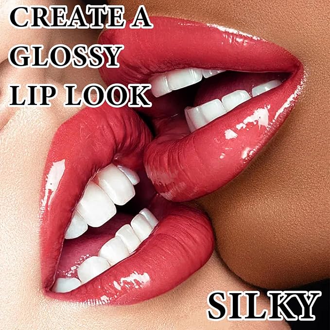 Lip Plumping Lip Gloss,Big Brush Head Lip Oil Hydrating Nourishing & Smooth Glossy Lip Glow Oil,Moisturizing Tinted Lip Gloss Lip Balm Shiny and Vegan Plumping Lip Tint Care(#05)
