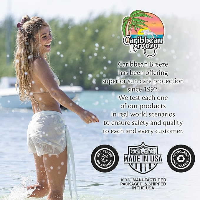 Reef Friendly Sunscreen SPF 30 Lotion, Mango Lime Scent Body Sunscreen Lotion, Rich in Anti Oxidants, Water Resistant Up to 80 Minutes, Broad Spectrum Body Lotion with Sunscreen, 4 oz (120 ml)