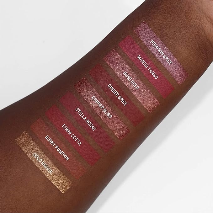 Aromi Gold Digger Metallic Liquid Lipstick, Bronze Yellow Lip Color with Shimmery Finish, Long-lasting Makeup, Handmade (Gold Digger)