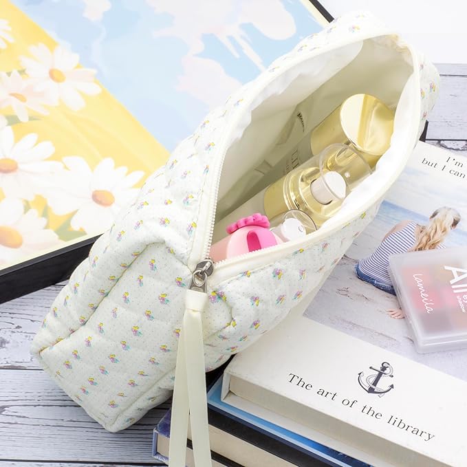 Pazimiik cotton makeup bag for