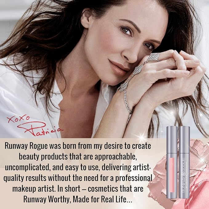 Runway Rogue Classic Lip Gloss, Semi-Sheer Golden Rose Rogue