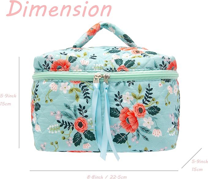 Pazimiik cotton makeup bag for