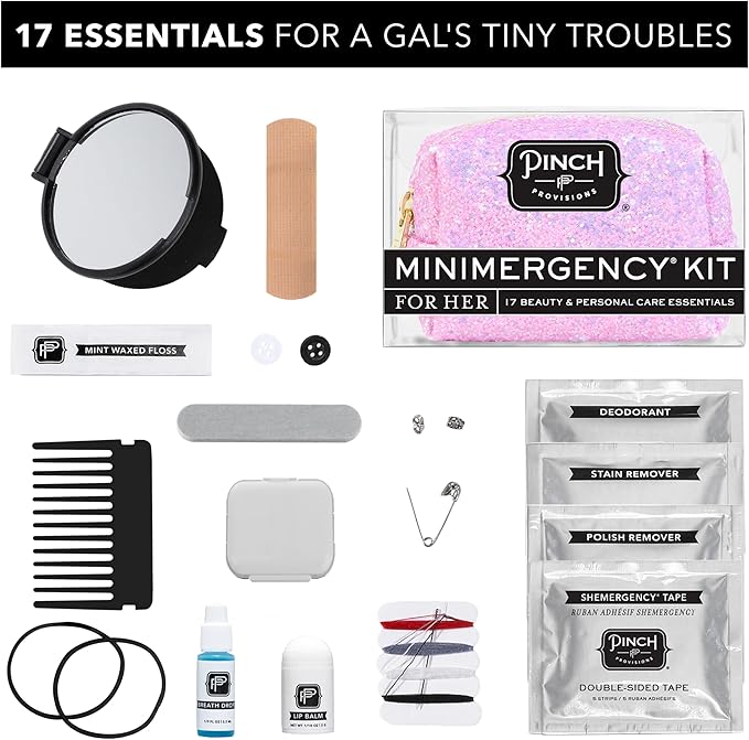 Pinch Provisions Orchid Glitter Minimergency Kit, Holiday’s