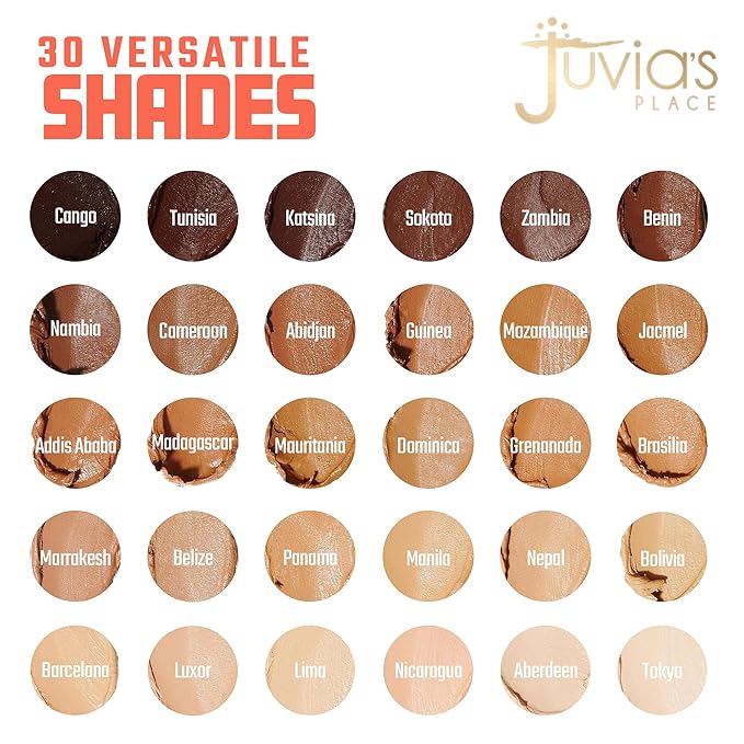Juvia's Place Shade Stick Foundation, Concealer, Contour, Dominica, Stick 34 oz