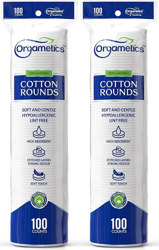Cotton rounds, 100% natural turkish