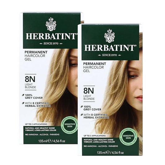 Herbatint Permanent Haircolor Gel, 8N