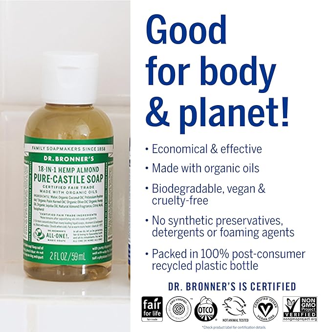 Dr. Bronner's - Pure-Castile Liquid Soap,