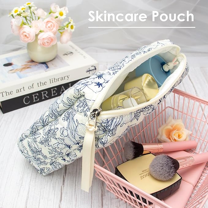 Pazimiik cotton makeup bag for