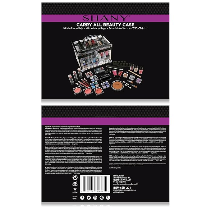 SHANY Carry All Trunk Makeup Train