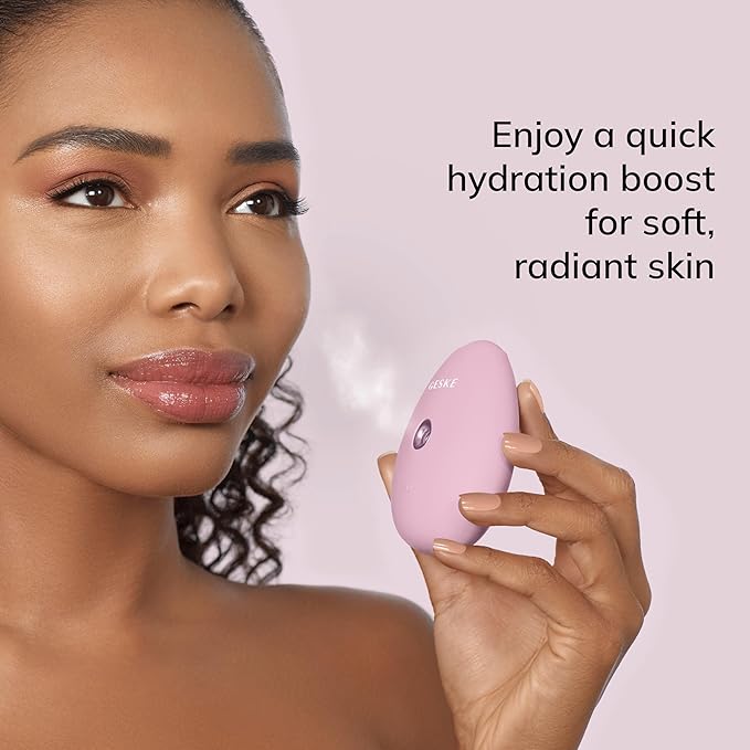 SmartAppGuided™ Facial Hydration Refresher | 4 in 1 | Water Atomizer | Moisturizing Spray Machine | Face Mister | Humidifier for Natural Glow | Reduce Redness & Dry Skin