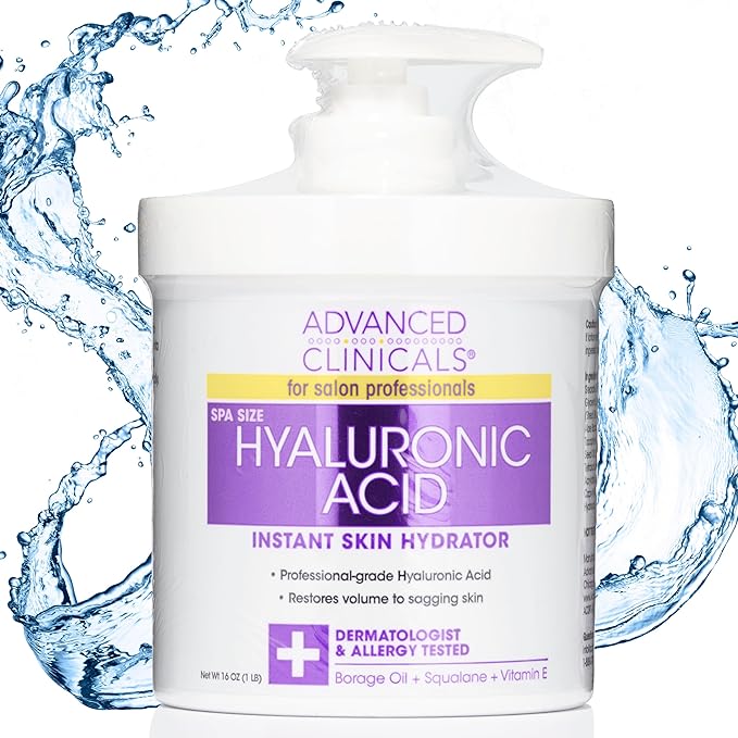 Advanced Clinicals Hyaluronic Acid Body Lotion Hydrating