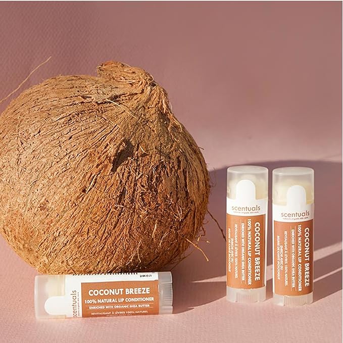 Lip Balm Set of 3, Made Natural