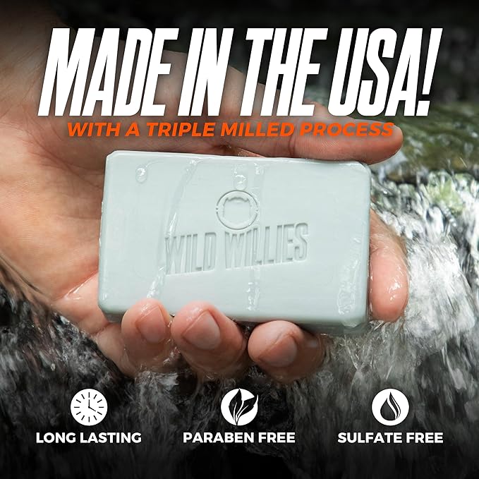 Wild Willies Moisturizing Mens Bar Soap
