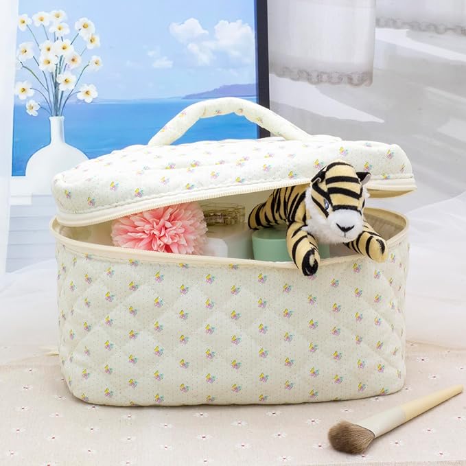Pazimiik cotton makeup bag for