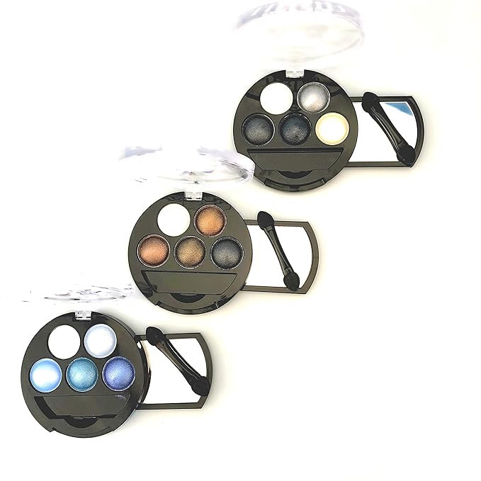 Mallofusa 5 Colors Eye Shadow Palette Powder Glitter 7oz