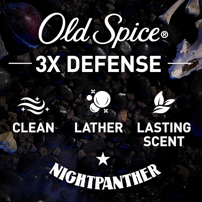 Old Spice Body Wash for Men, 3X Defense,