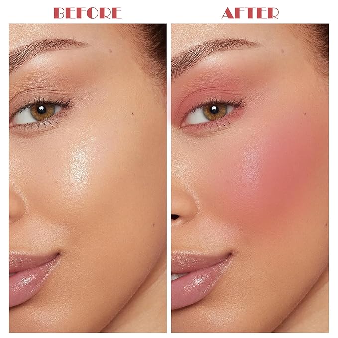 Cream Blush Makeup,Buildable Blush Stick for Cheeks,Matte Finish,Long Multi Stick