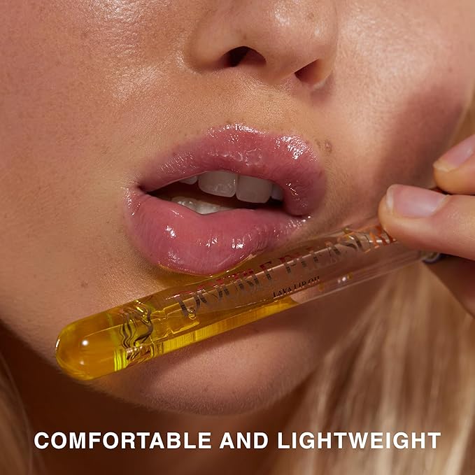 Double Pleasure Lip Oil - Moisturizing Lip Gloss for Women - Softening Glow Lip Plumper Gloss - Hydrating Lip Glow Oil - Plumping Lip Gloss Oil with Silicone Applicator (Sex on the Beach)