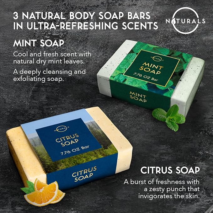 O Naturals Bar Soap for Men