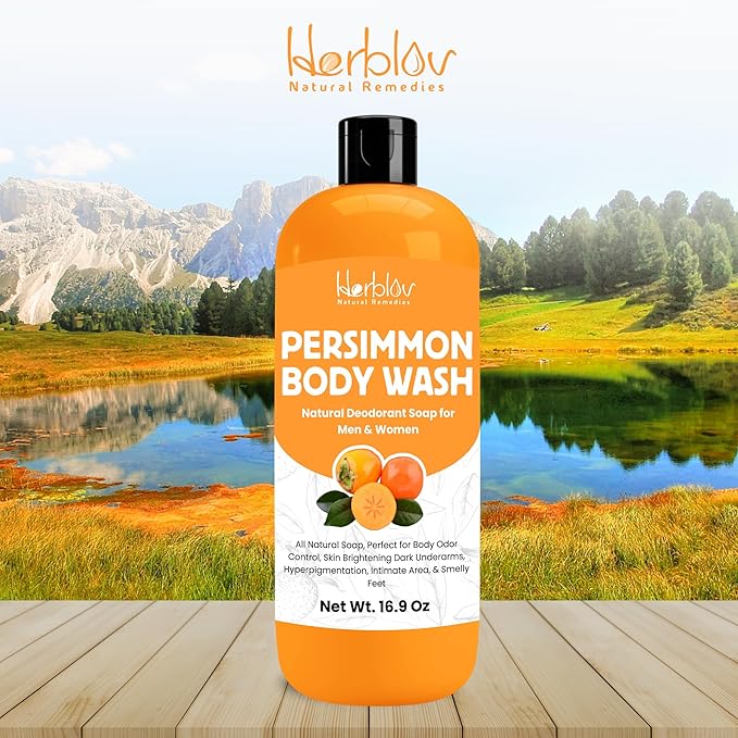 Persimmon Body Wash for Body Odor
