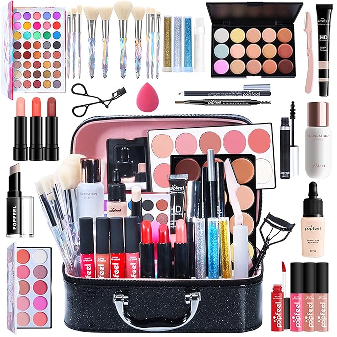 All-in-One Makeup Gift Set Travel Makeup Kit Complete