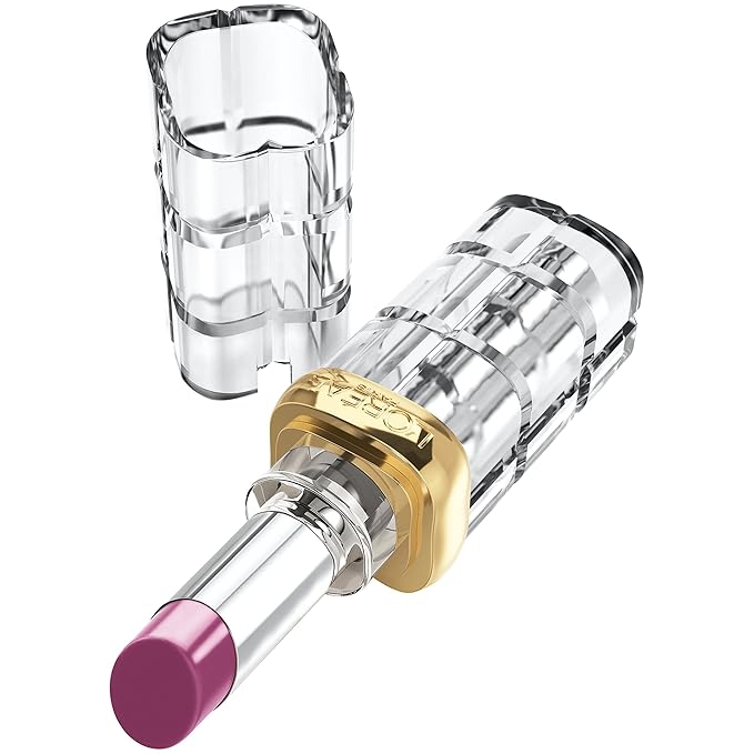 L'Oreal Paris Makeup Colour Riche Shine Lipstick, Gleaming Plum, 0.1 oz.