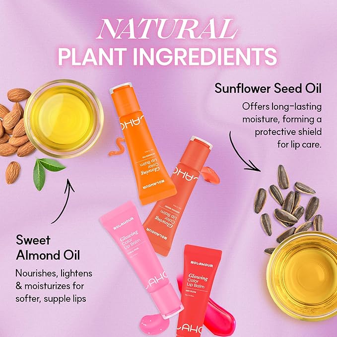 Glowing Color Lip Balm 0.35 Oz| Fig