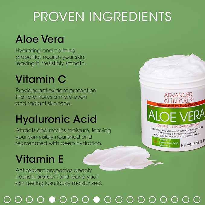 Advanced Clinicals Aloe Vera Lotion Sun