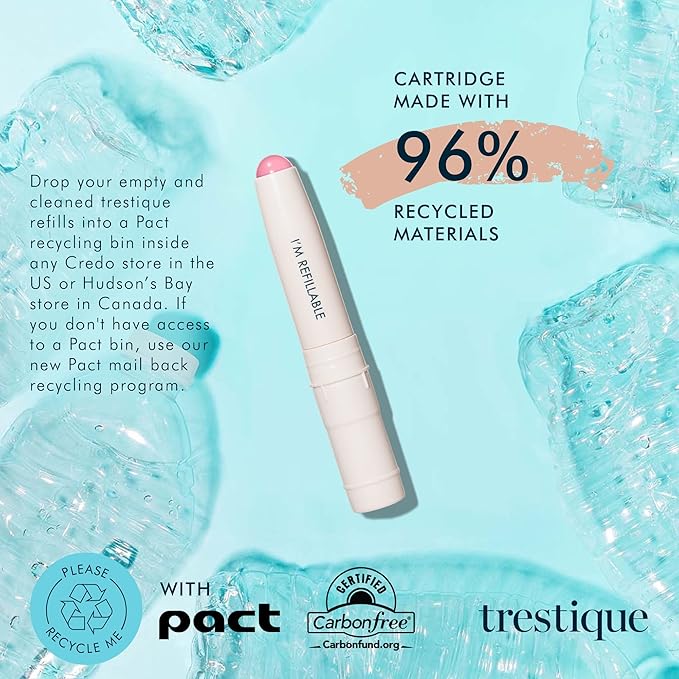 TRE'STIQUE trestique Shiny Lipstick Refill - Clean Beauty