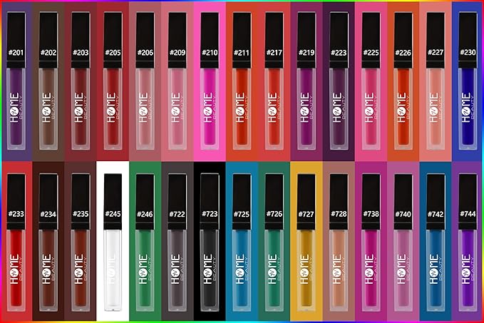Matte Red Liquid Lipstick, Long Lasting High Pigmented Lipstick, 5ml