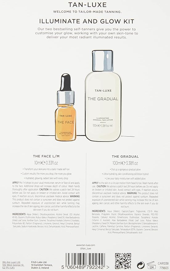 TAN-LUXE Illuminate and Glow Kit