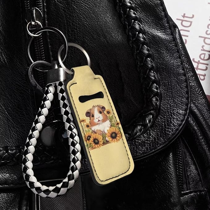 Sunflower Guinea Pig Print Lip Balm