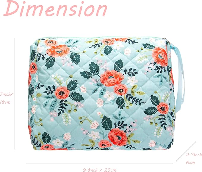 Pazimiik cotton makeup bag for