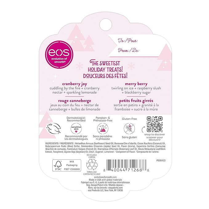 eos Holiday Lip Balm Gift- Cranberry