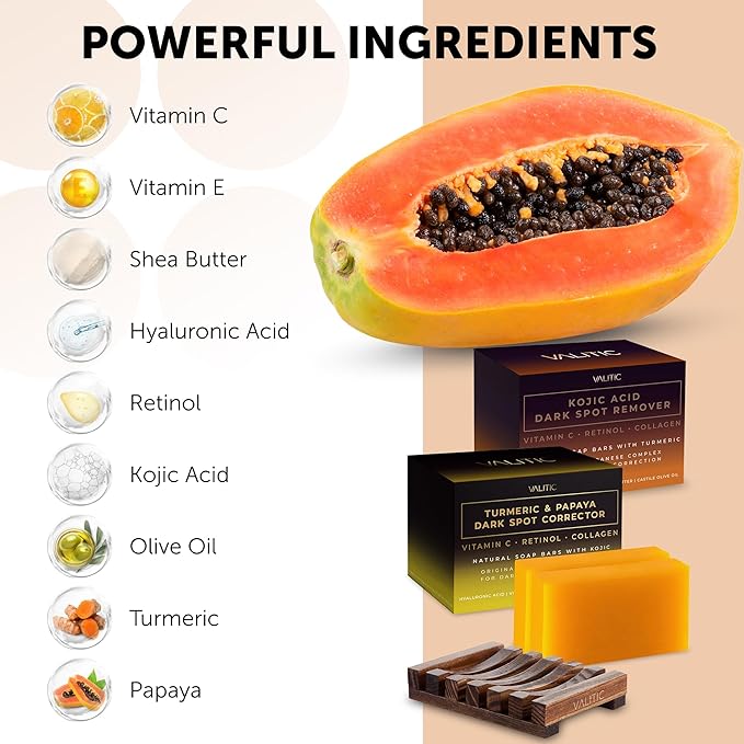 VALITIC Papaya and Turmeric Kojic Acid