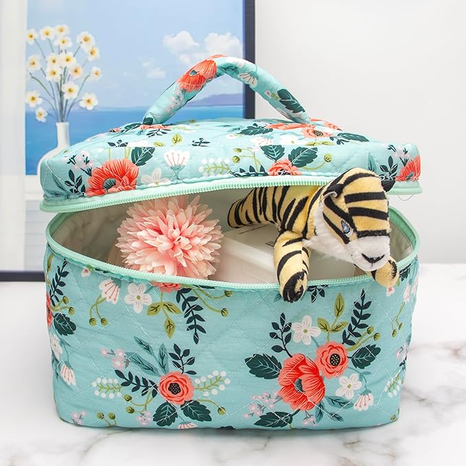 Pazimiik cotton makeup bag for