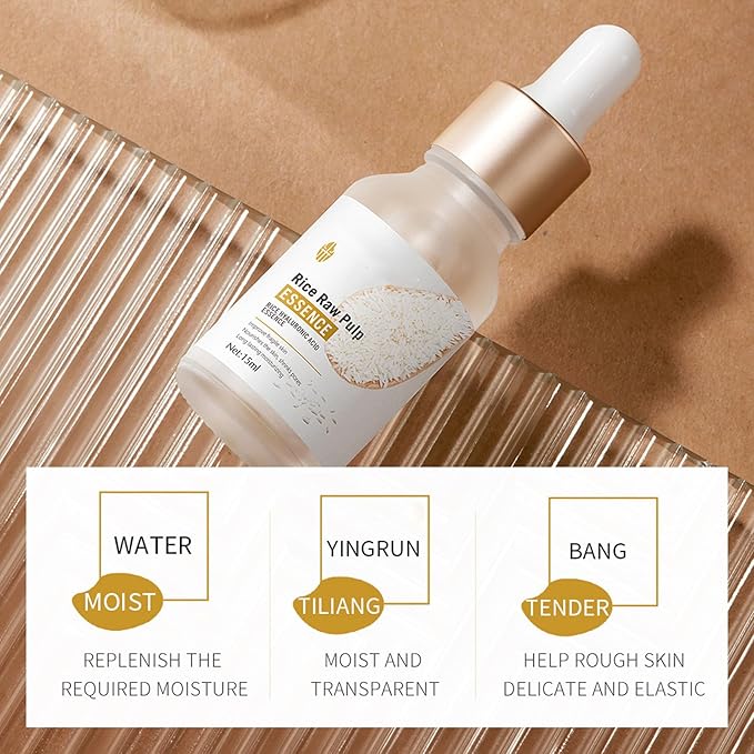 Rice Skin Care Sets, 5Pcs Face Hydrating