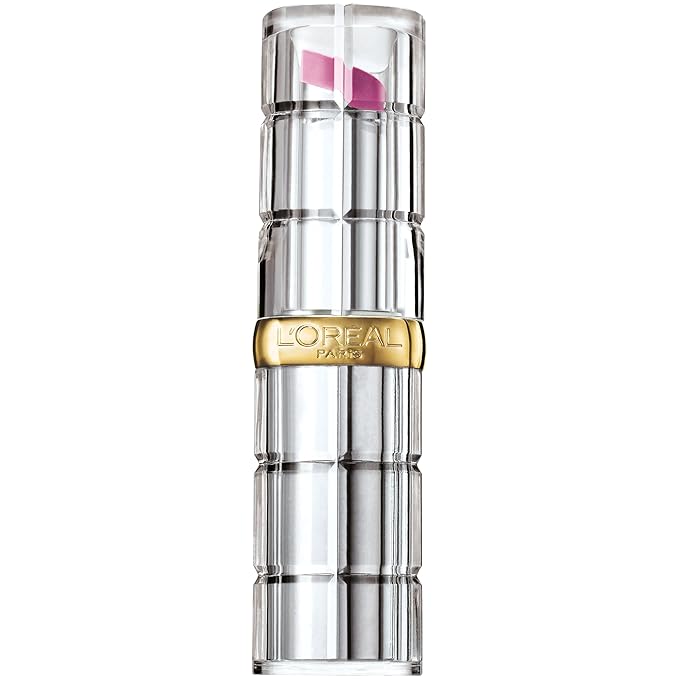 L'Oreal Paris Makeup Colour Riche Shine Lipstick, Gleaming Plum, 0.1 oz.