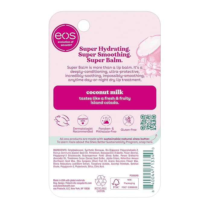 eos 24H Moisture Super Balm- Coconut