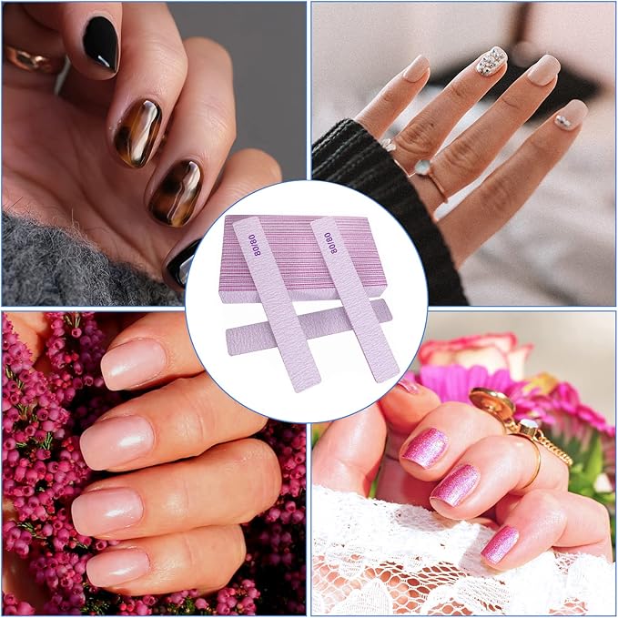 80/80 grit nail files (25