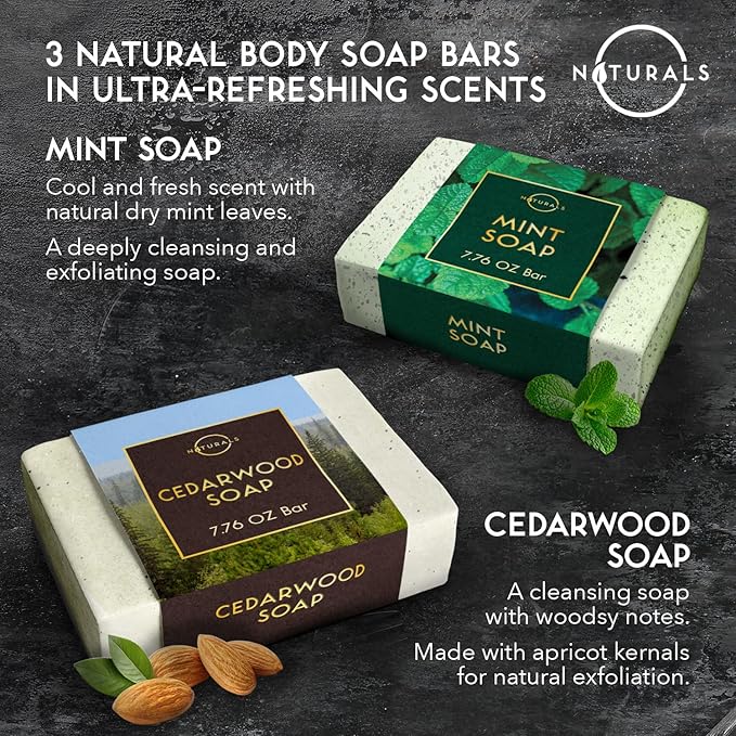O Naturals Bar Soap for Men